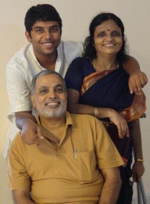 Natarajan (seated in the photo) is a huge supporter of our endeavour. He donated Rs. 1000 towards BridgetheGap.co.in